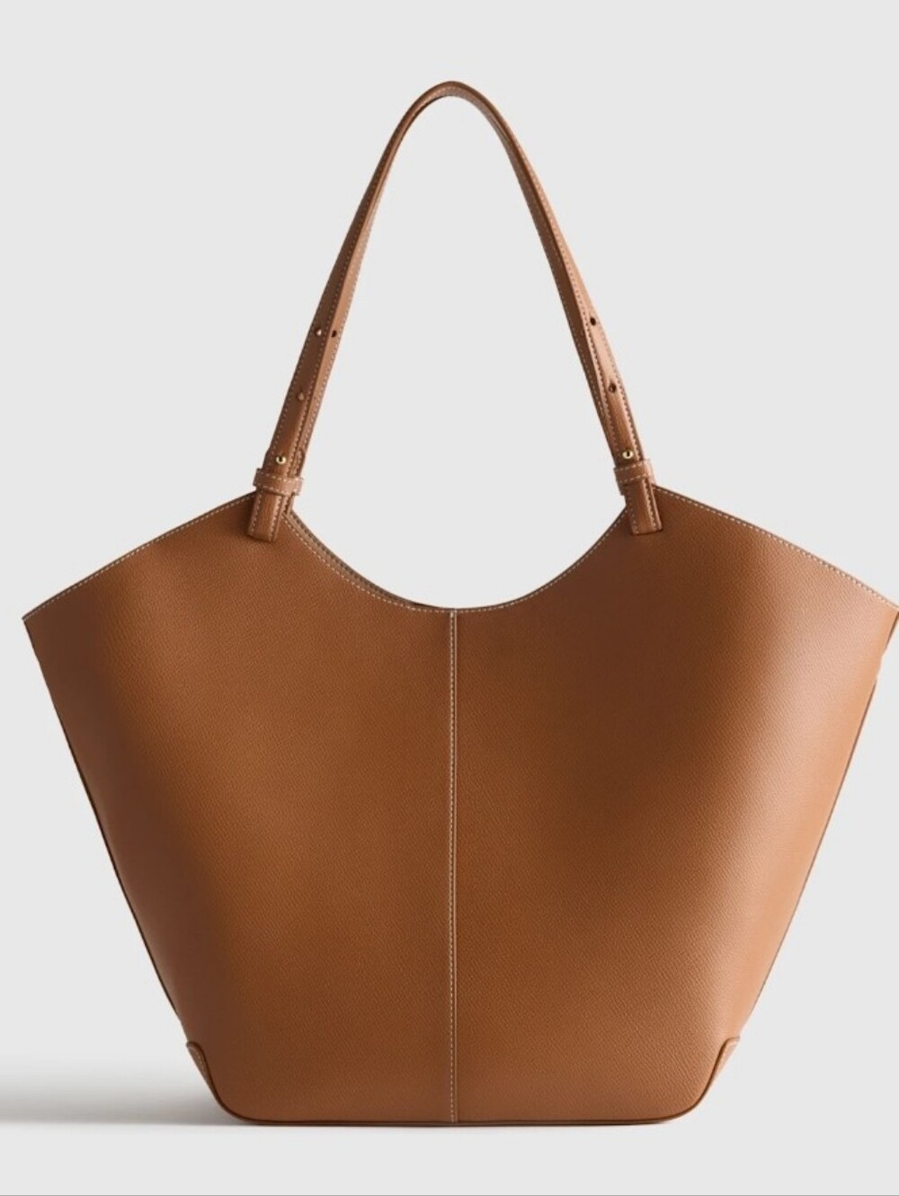 Quince Rowan Tote In Cognac